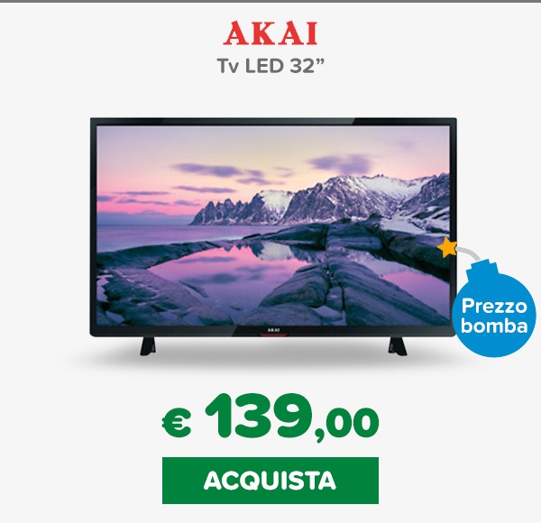 Akai tv 32 pollici